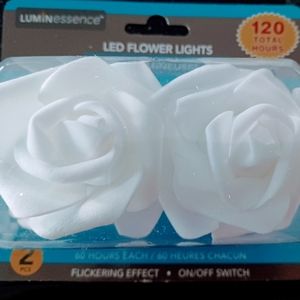 Bundle of 2: WHITE & PINK LED FLOWER LIGHTS